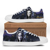 Addams Family Morticia Skate Shoes Custom 1 - PerfectIvy