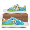 Adventure Time Cake Land of Ooo Skate Shoes Custom 1 - PerfectIvy