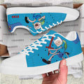 Adventure Time Finn The Human Skate Shoes Custom For Fans 3 - PerfectIvy