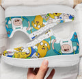 Adventure Time Finn and Jake Rogers Sneakers Custom For Fans 2 - PerfectIvy