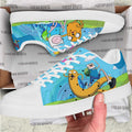 Finn and Jake Skate Shoes Custom Adventure Time Land of Ooo 3 - PerfectIvy