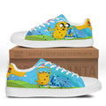Jake The Dog Skate Shoes Custom Adventure Time Jake Land of Ooo 1 - PerfectIvy