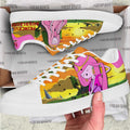 Adventure Time Princess Bubblegum Skate Shoes Custom For Fans 3 - PerfectIvy