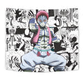 Akaza Tapestry Custom Demon Slayer Anime Manga Room Decor 1 - PerfectIvy