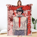Aki Hayakawa Blanket Fleece Custom Chainsaw Man Anime Bedding 1 - PerfectIvy
