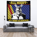All Might Tapestry Custom My Hero Academia Anime Home Wall Decor For Bedroom Living Room 4 - PerfectIvy