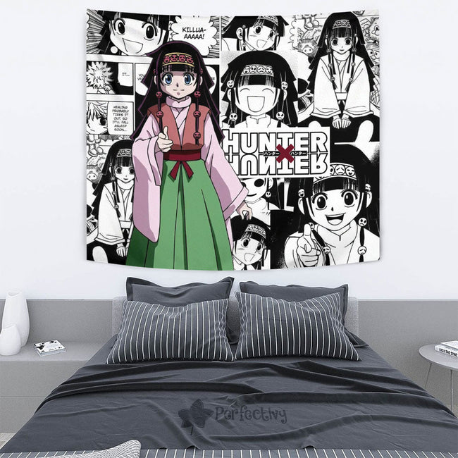 Alluka Zoldyck Tapestry Custom Hunter x Hunter Anime mix Manga Home Room Wall Decor 2 - PerfectIvy