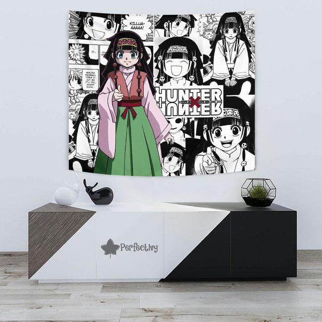 Alluka Zoldyck Tapestry Custom Hunter x Hunter Anime mix Manga Home Room Wall Decor 3 - PerfectIvy