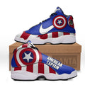 American Captain JD13 Sneakers Super Heroes Custom Shoes 1 - PerfectIvy