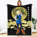 Android 18 Blanket Custom Cloud Dragon Ball Anime Bedding 1 - PerfectIvy