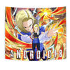 Android 18 Tapestry Custom Dragon Ball Anime Home Decor 1 - PerfectIvy