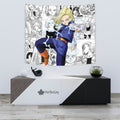 Android 18 Tapestry Custom Dragon Ball Anime Manga Room Decor 3 - PerfectIvy