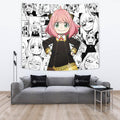Anya Forger Tapestry Custom Spy x Family Anime Manga Room Wall Decor 2 - PerfectIvy