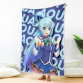 Aqua Blanket Custom KonoSuba Anime Bedding 2 - PerfectIvy