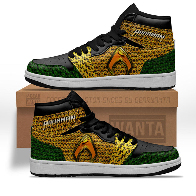 Aquaman Shoes Custom Superhero JD Sneakers 1 - PerfectIvy