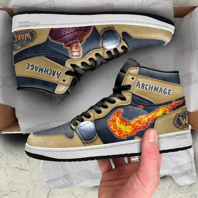 Archmage World of Warcraft JD Sneakers Shoes Custom For Fans 2 - PerfectIvy