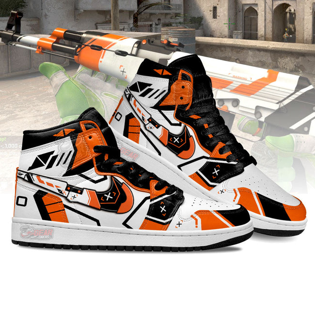 Asiimov Counter-Strike Skins JD Sneakers Shoes Custom For Fans 3 - PerfectIvy
