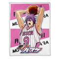 Atsushi Murasakibara Blanket Fleece Custom Kuroko's Basketball Anime Bedding 1 - PerfectIvy