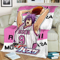 Atsushi Murasakibara Blanket Fleece Custom Kuroko's Basketball Anime Bedding 3 - PerfectIvy