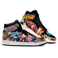 Iron Man and Captain America JD Sneakers Custom Comic Style 2 - PerfectIvy