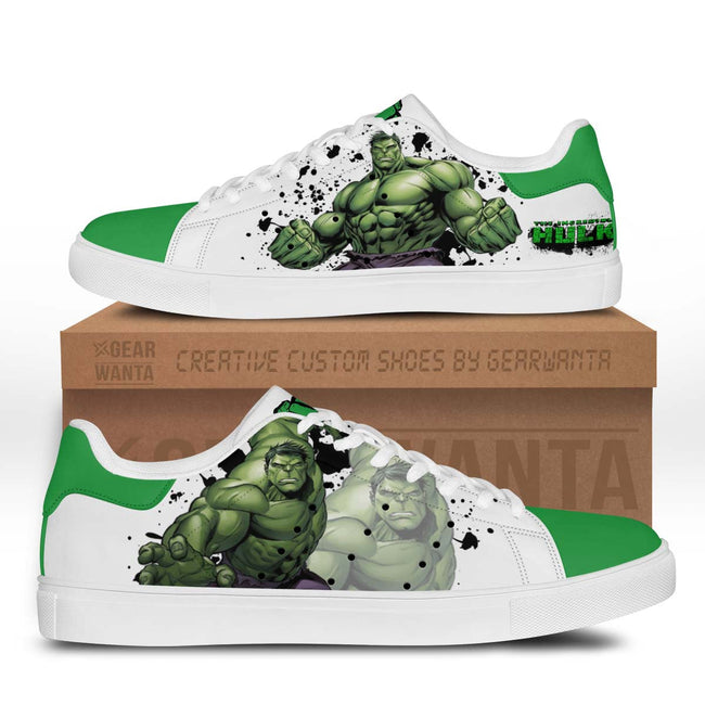 Avengers Hulk Custom Skate Shoes For Fans 1 - PerfectIvy