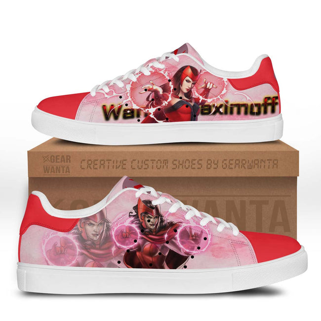 Avengers Scarlet Witch Custom Skate Shoes For Fans 1 - PerfectIvy