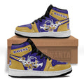 Baltimore Ravens Kid Sneakers Custom For Kids 1 - PerfectIvy