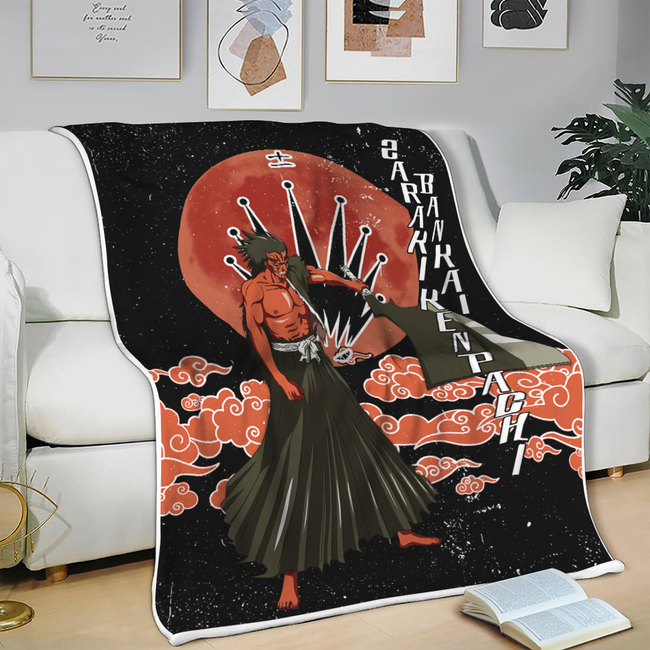 Bankai Kenpachi Zaraki Blanket Moon Style Custom Bleach Anime Bedding 3 - PerfectIvy