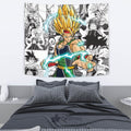 Bardock SSJ Tapestry Custom Dragon Ball Anime Manga Room Decor 4 - PerfectIvy