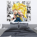 Bardock SSJ3 Tapestry Custom Dragon Ball Anime Manga Room Decor 4 - PerfectIvy