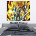 Bardock Tapestry Custom Dragon Ball Anime Home Decor 4 - PerfectIvy