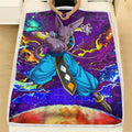 Beerus Fleece Blanket Custom Dragon Ball Anime Galaxy Style 4 - PerfectIvy