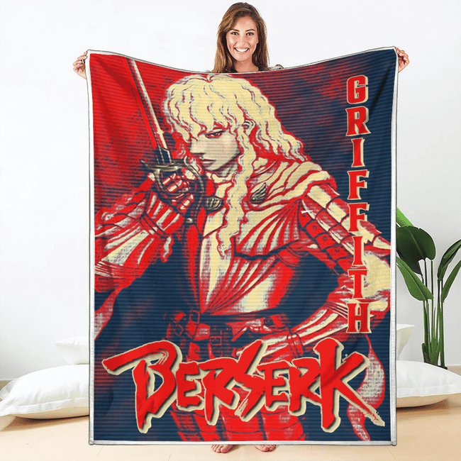 Berserk Griffith Blanket Fleece Custom Berserk Anime Bedding 1 - PerfectIvy