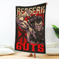 Berserk Guts Blanket Fleece Custom Berserk Anime Bedding 2 - PerfectIvy