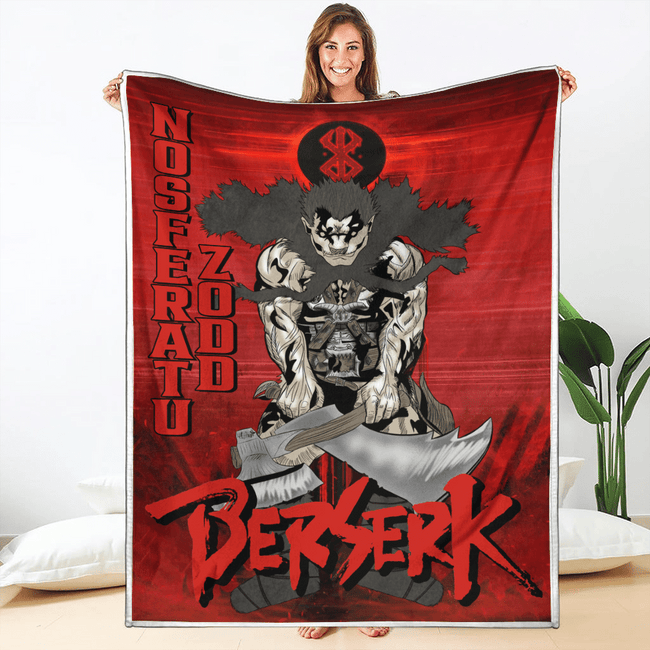 Berserk Nosferatu Zodd Blanket Fleece Custom Berserk Anime Bedding 1 - PerfectIvy