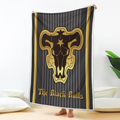 Black Bull Magic Knights Blanket Custom Black Clover Anime Bedding 2 - PerfectIvy