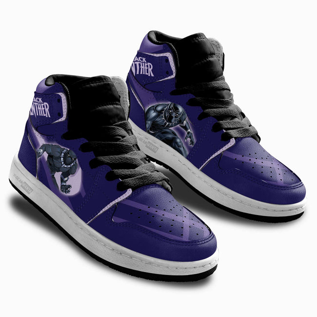 Black Panther Kids JD Sneakers Custom Shoes For Kids 3 - PerfectIvy