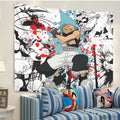 Black Star Tapestry Custom Soul Eater Manga Anime Room Decor 2 - PerfectIvy