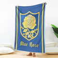 Blue Rose Magic Knights Blanket Custom Black Clover Anime Bedding 2 - PerfectIvy