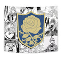 Blue Rose Tapestry Custom Black Clover Anime Manga Room Wall Decor 1 - PerfectIvy