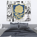 Blue Rose Tapestry Custom Black Clover Anime Manga Room Wall Decor 4 - PerfectIvy