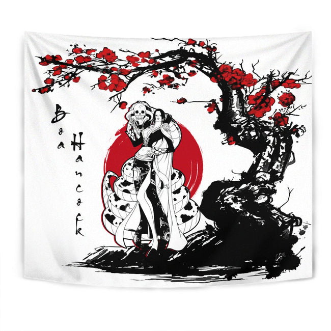 Boa Hancock Tapestry Custom Japan Style One Piece Anime Home Wall Decor For Bedroom Living Room 1 - PerfectIvy