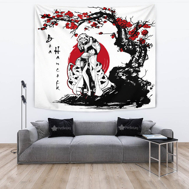 Boa Hancock Tapestry Custom Japan Style One Piece Anime Home Wall Decor For Bedroom Living Room 4 - PerfectIvy