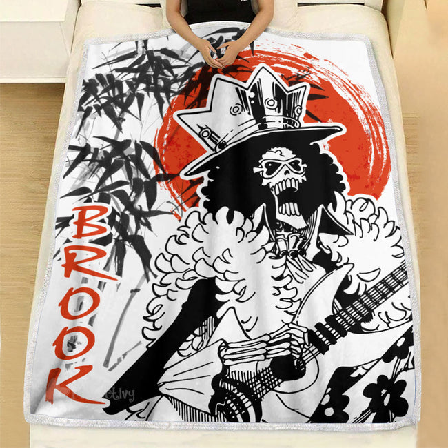 Brook Blanket Custom One Piece Manga Anime Bedding 3 - PerfectIvy