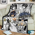 Bruno Bucciarati Blanket Fleece Custom JJBA Anime Bedding 3 - PerfectIvy