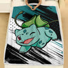 Bulbasaur Blanket Fleece Custom Pokemon Anime Bedding 1 - PerfectIvy