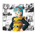 Bulma Tapestry Custom Dragon Ball Anime Manga Room Decor 1 - PerfectIvy