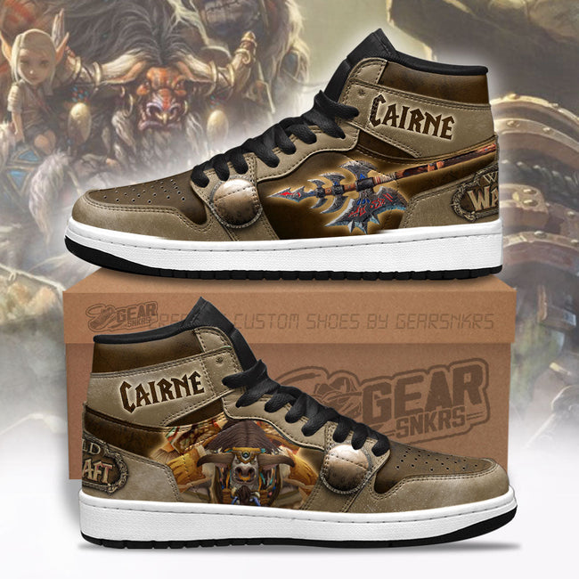 Cairne World of Warcraft JD Sneakers Shoes Custom For Fans 1 - PerfectIvy