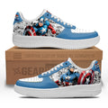 Captain America Sneakers Custom Comic Shoes 2 - PerfectIvy