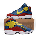 Captain Marvel JD13 Sneakers Super Heroes Custom Shoes 1 - PerfectIvy